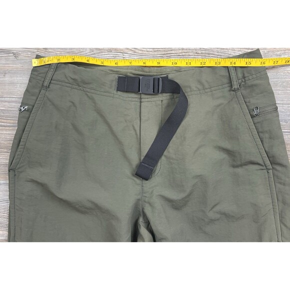 The North Face Convertible Pants/Shorts Mens 32 Green Nylon Ripstop Hiking Camp - Picture 14 of 16